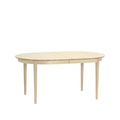 Stolab Vardags ruokapöytä 160 x 100 cm Koivu vaalea mattalakka, 1 jatkopala | Alk. 1 652,00 €