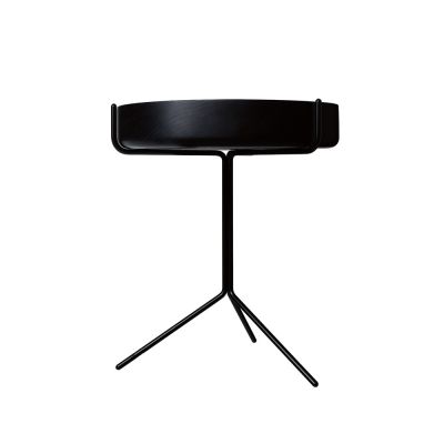 Swedese Drum pöytä Mustaksi-kuultolakattu-k. 46 cm-musta runko | Alk. 611,43 €
