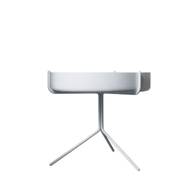 Swedese Drum pöytä Valkoiseksi-kuultolakattu-k. 36 cm-valkoinen runko | Alk. 570,09 €