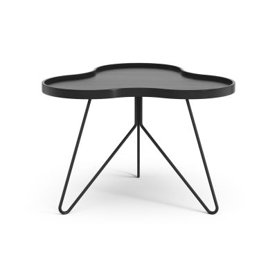 Swedese Flower mono pöytä 62 x 66 cm H45 cm Saarni mustaksi kuultomaalattu | Alk. 880,00 €