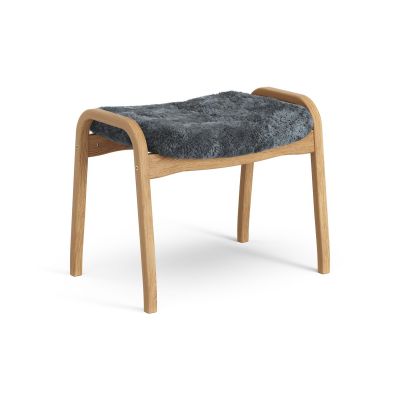 Swedese Lamino jalkarahi öljytty tammi/lampaannahka Charcoal (tummanharmaa) | Alk. 760,00 €