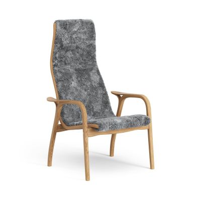 Swedese Lamino nojatuoli öljytty tammi/lampaannahka Scandinavian Grey (harmaa) | Alk. 2 064,00 €