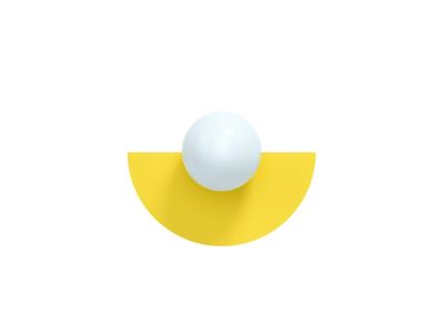 Swedish Ninja - Candy Big Circle 180 S Seinävalaisin Sunshine Yellow Swedish Ninja | Alk. 541,00 €