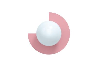 Swedish Ninja - Candy Big Circle 270 L Seinävalaisin Bubblegum Pink Swedish Ninja