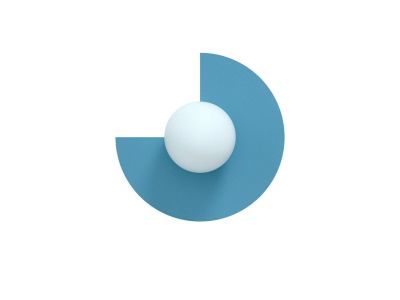 Swedish Ninja - Candy Big Circle 270 S Seinävalaisin Scandi Blue Swedish Ninja | Alk. 541,00 €