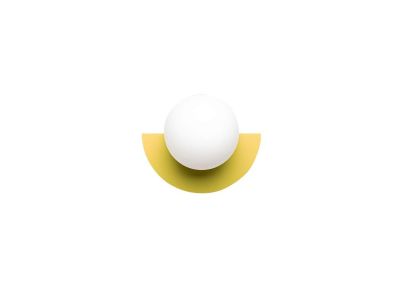 Swedish Ninja - Candy Little Circle 180 S Seinävalaisin Sunshine Yellow Swedish Ninja | Alk. 466,00 €