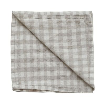 Tell Me More Gingham-ruudullinen keittiöpyyhe 70 x 50 cm Natural | Alk. 14,90 €