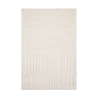 Tell Me More Sandnes villamatto White, 200x300 cm