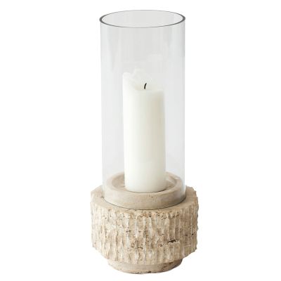 Tell Me More Travertine kynttilälyhty 13x13 cm