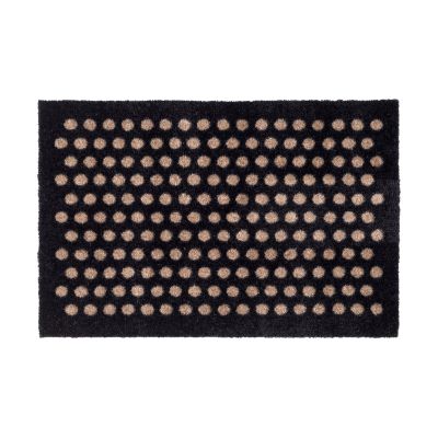 tica copenhagen Dots ovimatto Black-sand, 40 x 60 cm