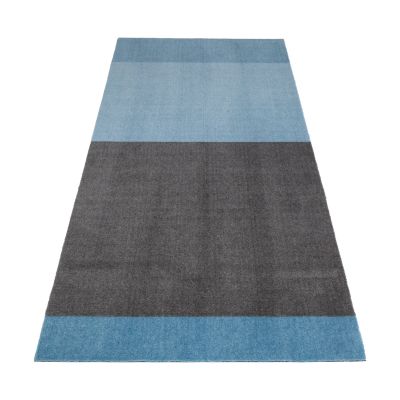 tica copenhagen Stripes by tica, vaakasuuntainen, käytävämatto Blue-steel grey, 90 x 200 cm | Alk. 174,90 €