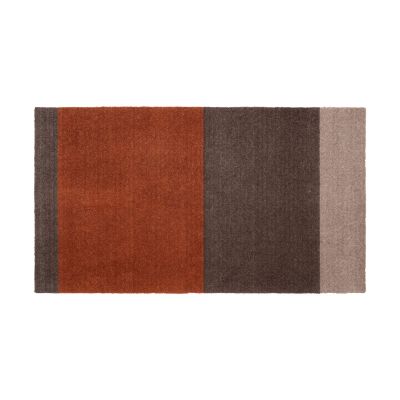 tica copenhagen Stripes by tica, vaakasuuntainen, käytävämatto Brown-terrakotta, 67 x 120 cm | Alk. 63,90 €