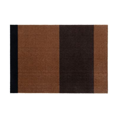tica copenhagen Stripes by tica, vaakasuuntainen, käytävämatto Cognac-dark brown-black, 90x130 cm | Alk. 133,90 €