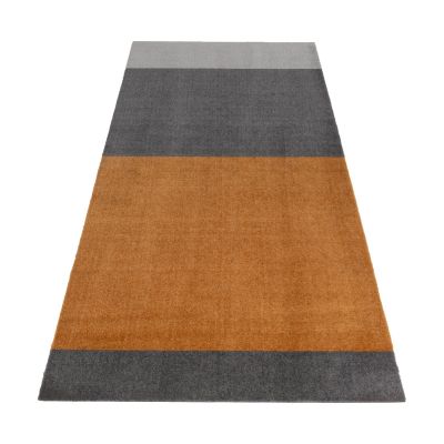 tica copenhagen Stripes by tica, vaakasuuntainen, käytävämatto Grey-grey-dijon, 90 x 200 cm | Alk. 167,90 €