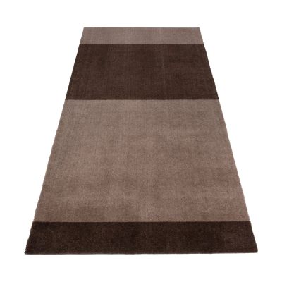 tica copenhagen Stripes by tica, vaakasuuntainen, käytävämatto Sand-brown, 90 x 200 cm | Alk. 192,90 €