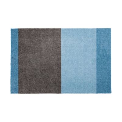 tica copenhagen Stripes by tica, vaakasuuntainen, ovimatto Blue-steel grey, 60 x 90 cm