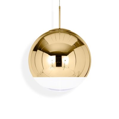 Tom Dixon Mirror Ball -riippuvalaisin LED Ø 50 cm Gold | Alk. 853,24 €