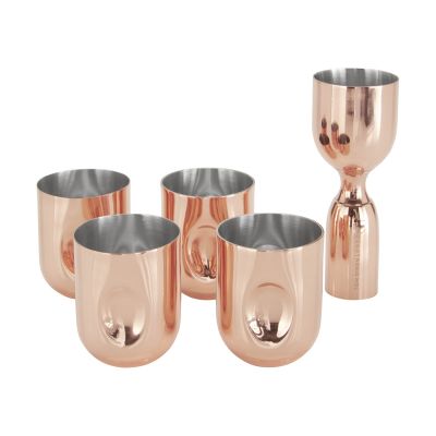 Tom Dixon Plum shottilasi lahjapakkaus 5 osaa Copper