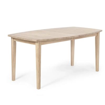 Torkelson, Allegro Ruokapöytä 100x186-286 cm valkoöljyttyä viilutettua tammea | Alk. 2 278,00 €