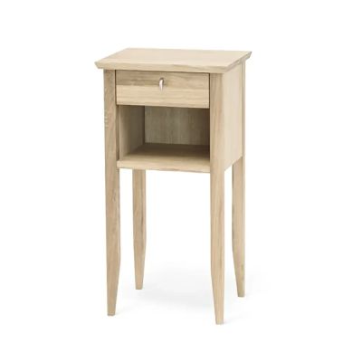 Torkelson, Ekliden Sängynpääty yöpöytä valkolakattu tammi | Alk. 323,00 €