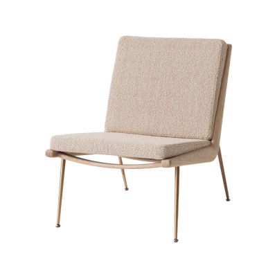 &Tradition Boomerang HM1 -nojatuoli Kangas karakorum 003 beige, valkoöljytyt tammijalat | Alk. 2 426,40 €