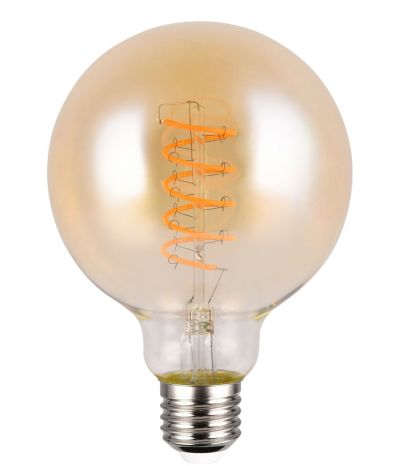 Trio LED-lamppu E27 filament globe 7W 400lm 1800K meripihka switch dimmer | Alk. 8,50 €