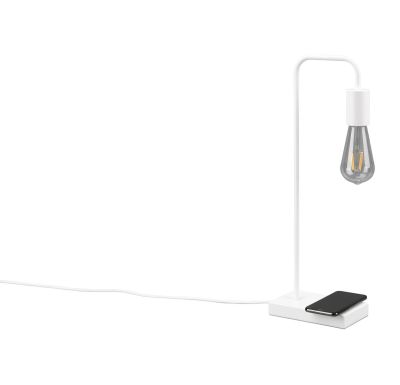Trio Milla pöytävalaisin latausasemalla mattavalkoinen | Alk. 89,90 €