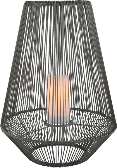 Trio Mineros aurinkokennopöytävalaisin 51 cm harmaa | Alk. 41,50 €