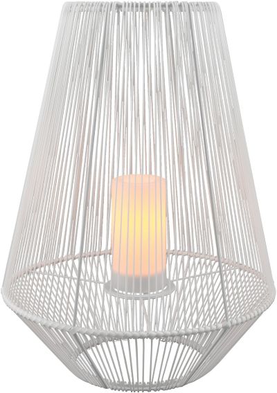 Trio Mineros aurinkokennopöytävalaisin 51 cm valkoinen | Alk. 45,90 €