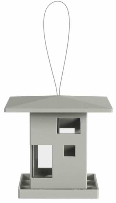 Umbra Bird cafe lintuteline 22,9x22,9x21,5 cm harmaa | Alk. 50,00 €