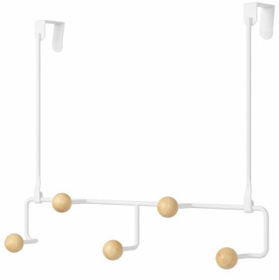 Umbra Estique naulakko oven päälle 41,9x9,5x7,6 cm valkoinen | Alk. 25,00 €
