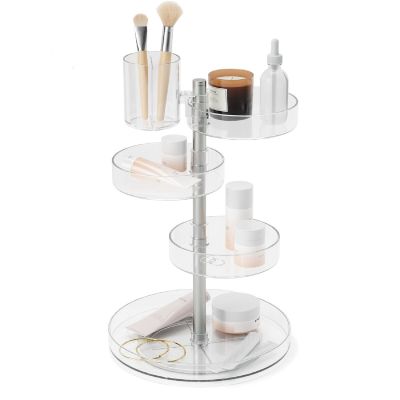 Umbra Pirouette kosmetiikka säilytysteline kirkas | Alk. 35,00 €