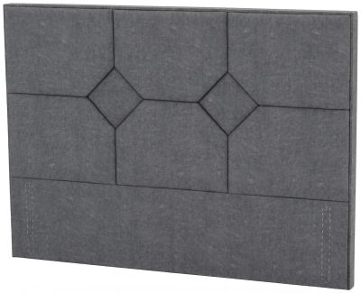 Unia Mosaic sängynpääty 189x122 tummanharmaa morgan 97 | Alk. 608,00 €