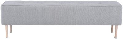 Unia sängynpäätypenkki 120 cm vaaleanharmaa Fame 170 | Alk. 346,00 €