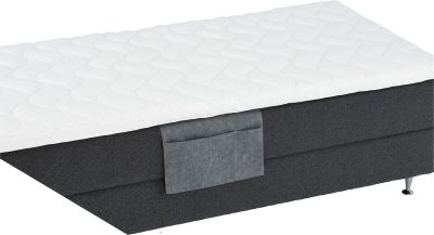 Unia tarviketasku 80/90 cm sängylle (136x38cm) tummanharmaa Morgan 97 kangas | Alk. 43,00 €