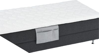 Unia tarviketasku 80/90 cm sängylle (136x38cm) vaaleanharmaa Fame 170 kangas | Alk. 43,00 €
