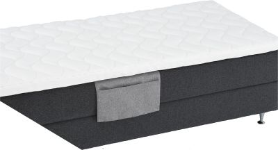 Unia tarviketasku 80/90 cm sängylle (136x38cm) vaaleanharmaa Malmo New 90 kangas | Alk. 43,00 €
