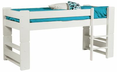 Unipuu pikkuparvisänky 80x200 cm valkoinen sälepohjalla | Alk. 887,00 €