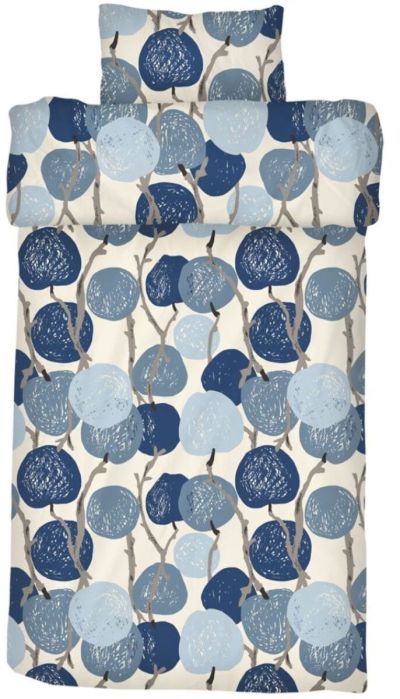 Univisio Kuulas pussilakanasetti 150x210+55x65 cm sininen