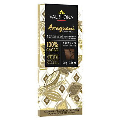 Valrhona Araguani 100 % suklaalevy, 70 g | Alk. 9,00 €