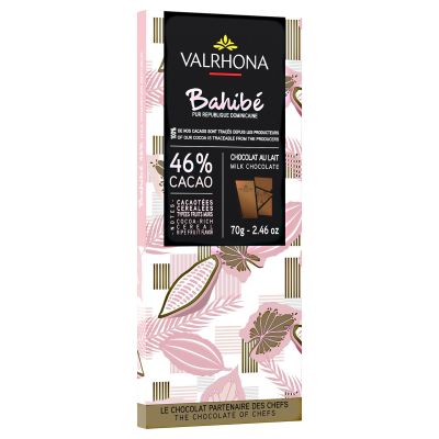 Valrhona Bahibe 46 % Suklaalevy, 70 g | Alk. 12,00 €