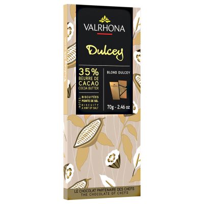 Valrhona Dulcey 35 % suklaalevy, 70 g | Alk. 13,00 €