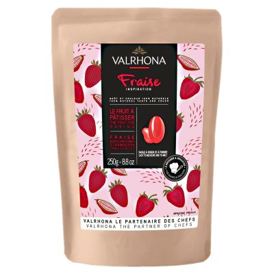 Valrhona Inspiration Mansikkasuklaa, 250g | Alk. 20,00 €
