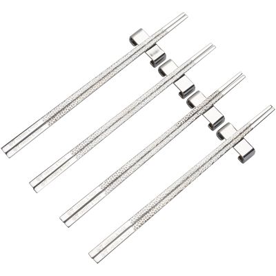 Vargen & Thor Kito syömäpuikot 4 paria, hopea | Alk. 38,00 €