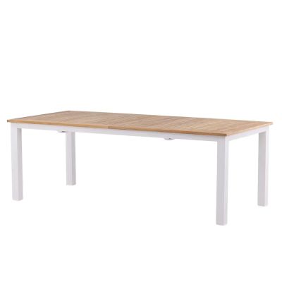 Venture Design, Panama Ruokapöytä 224-324x100 cm Valkoinen/takki | Alk. 1 628,00 €