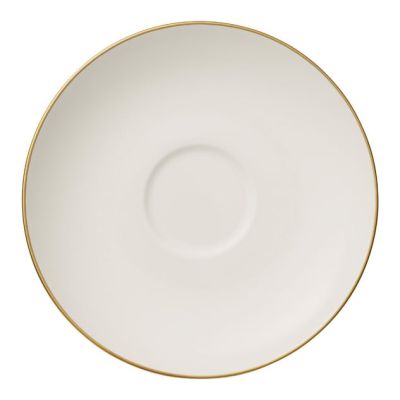 Villeroy & Boch Anmut Gold -teelautanen Valkoinen | Alk. 26,00 €