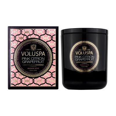 Voluspa Classic Maison Noir tuoksukynttilä 60 tuntia Pink Citron Grapefruit | Alk. 36,00 €