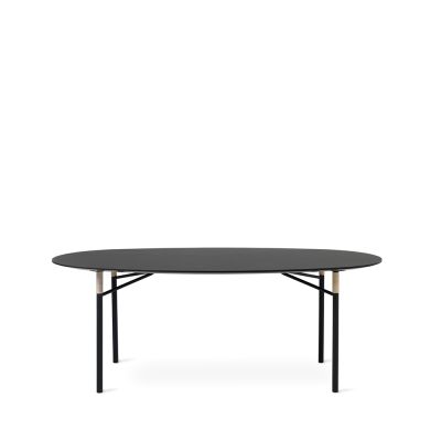 Warm Nordic Affinity ruokapöytä Black, ellipse | Alk. 2 294,00 €