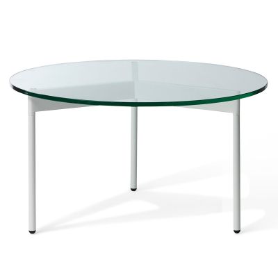 Warm Nordic From Above -sohvapöytä Ø 72 cm valkoinen runko Kirkas | Alk. 393,30 €
