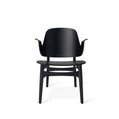 Warm Nordic Gesture loungetuoli Mustaksi maalattu pyökki | Alk. 813,60 €